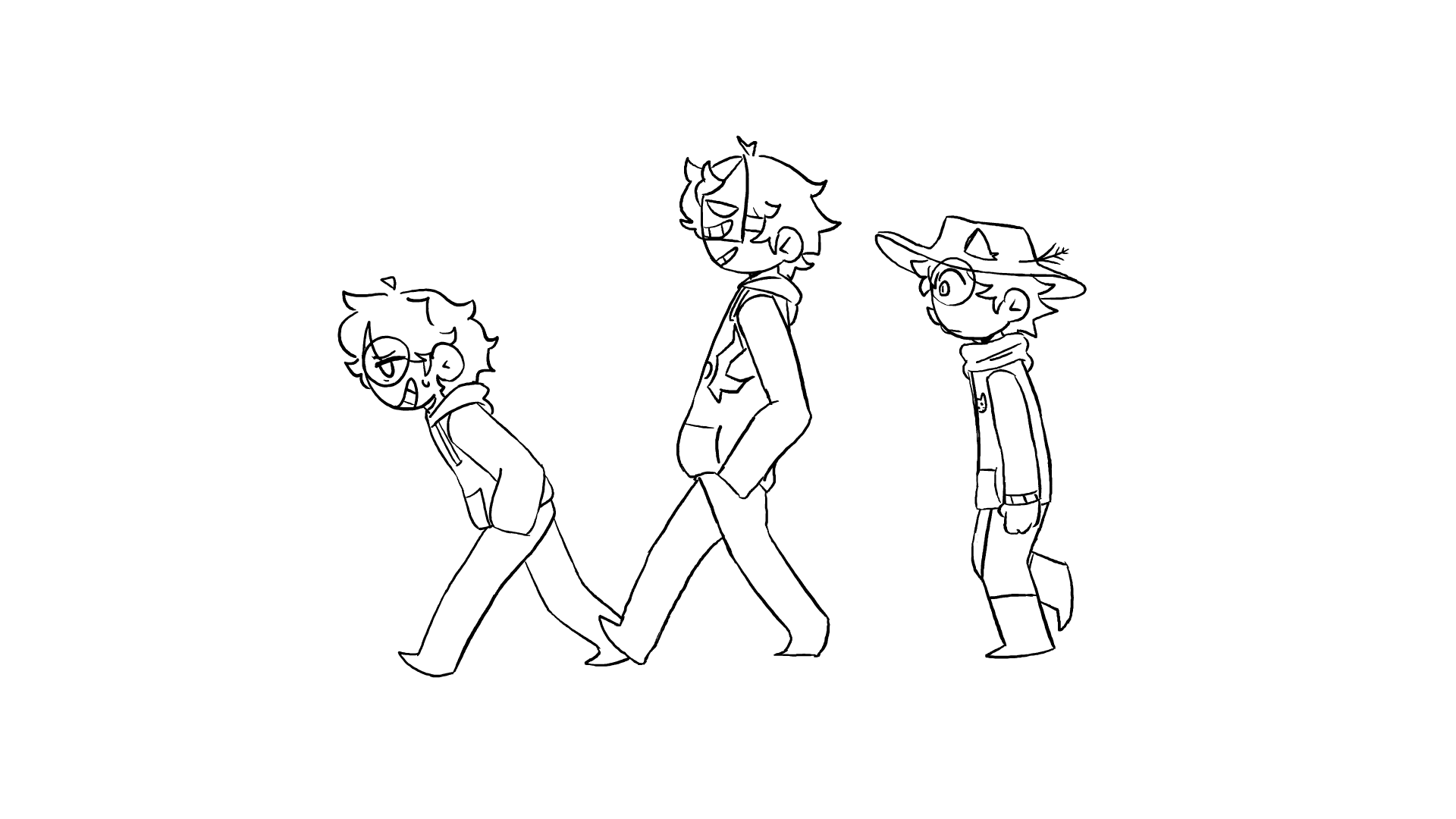 animation walk cycle test